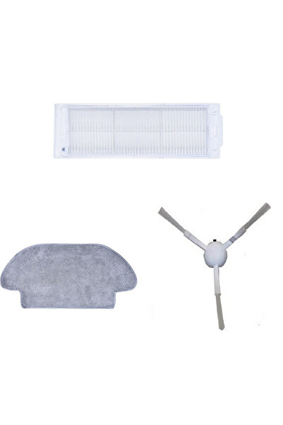 ibrush Σετ ανταλλακτικών Xiaomi Vacuum Mop Pro Hepa Filter, βούρτσα, σφουγγαρίστρα - Αρ. μοντέλου: stytj02ym Συμβατό - 3 τεμάχια