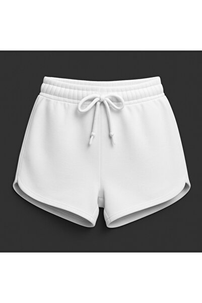 Usaspor Жіночі 2-ниткові бавовняні білі шорти
