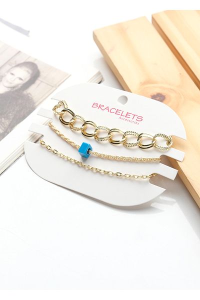Jack Ferrero Women's Gold Plated Colorfast Bracelet