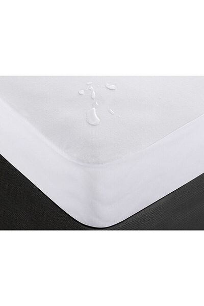 YÜNTEKS Lemon Water Liquid Proof Fitted Full Edge Mattress Protector Mattress Sheet White