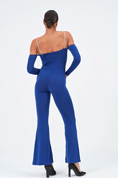 LAST POINT LİFE Jewelled Strap Jumpsuit Dress