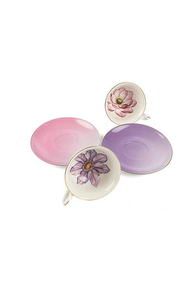 Mikasa Moor Saffron 2-Piece Teacup Set