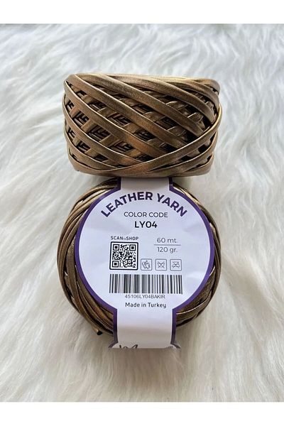 Komano Pontika DIY Handmade Leather Rope Leather Yarn |   Special Leather Look Rope for Bag, Wallet Accessory Making