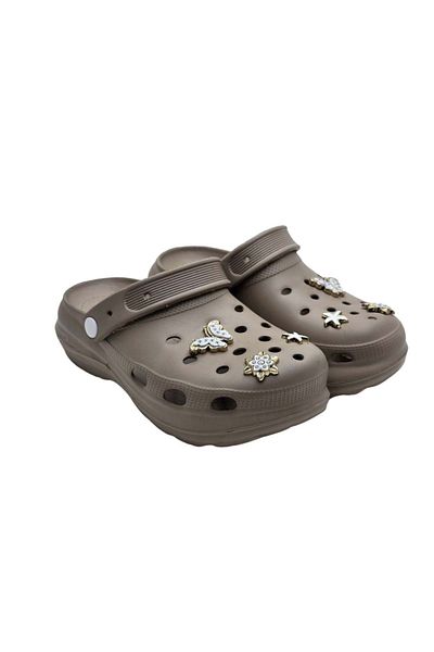 ww waka waka kids store Figured Brown Children's Slippers