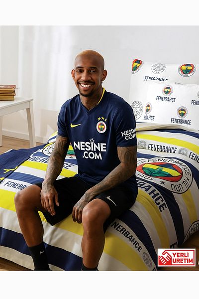 Fenerbahçe ''Kadıköy Boğası'' Licensed Bandroll Duvet Cover Set 160 X 220 cm