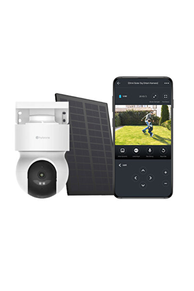 Hybrone Omni Solar Dış Ortam Bataryalı Ve Güneş Enerjili Wi-fi Akıllı Kamera,...