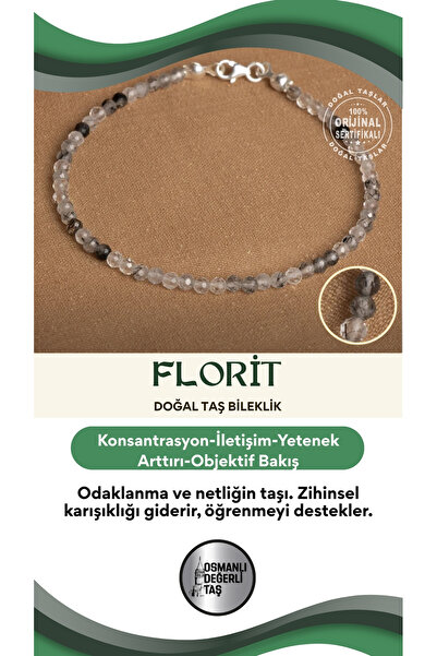 OSMANLI DEĞERLİ TAŞ سوار من حجر الفلوريت الطبيعي المعتمد