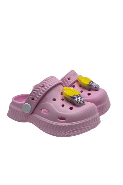 wakawakakidsstore Pink Children's Slippers with Ice Cream Figure