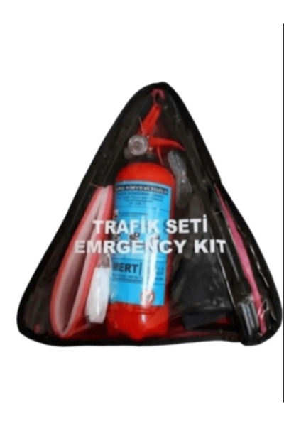 SHOPPİFY Üçgen Yangın Tüp Oto Araba İlk Yardım Trafik Seti
