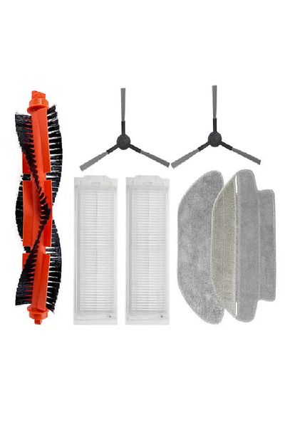 ibrush Xiaomi Robot Vacuum Mop Pro-Vacuum Mop P Model No:Stytj02Ym Compatible Filter, Brush, Mop Set-7 Pieces