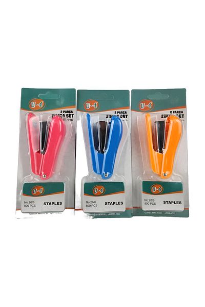 U-4 Student Small Stapler Machine and Staples Wire Set