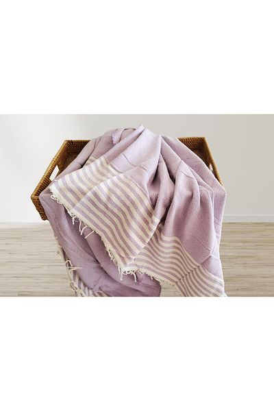 AKSU Summer Line Multi-Purpose Cover Pique Seat Cover 170X220 Lilac
