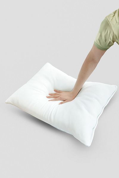 Bonny Home 1 Piece Percale Cotton Faced 100% Silicone Pillow 1,000 Gr