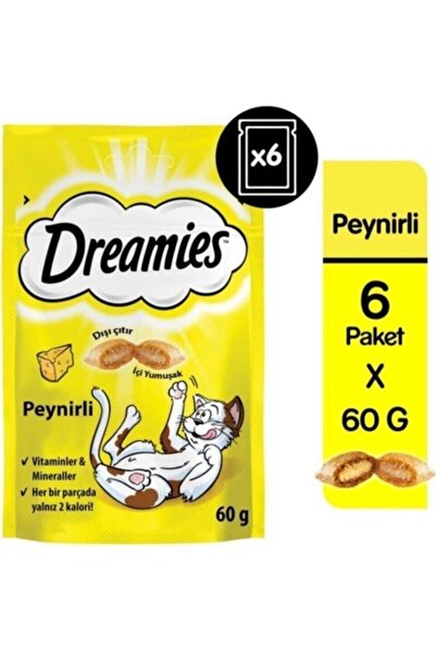 Dreamies Peynirli Kedi Ödül Bisküvisi 60 G 6 Adet
