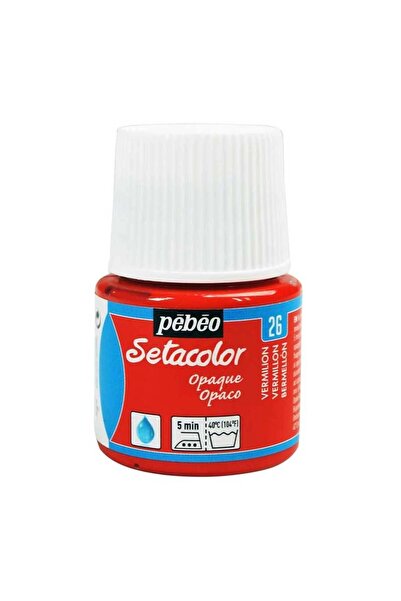 Pebeo Setacolor Opak Kumaş Boya 45ml - 26 Vermilion