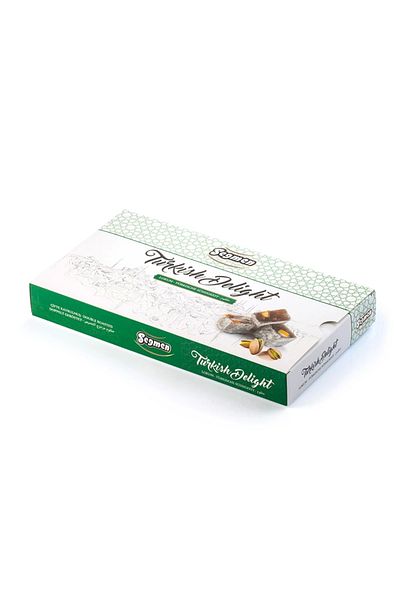 Seğmen Turkish Delight Box with Double Roasted Peanuts 500g