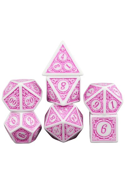 T&G 03 Pink Dnd Game Dice 16mm-20mm Dices Set For Board Games /teaching Math Party Accessories Multi Sid