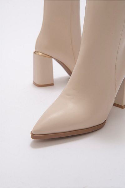 Niloshka Γυναικείο μποτάκι Vika Beige