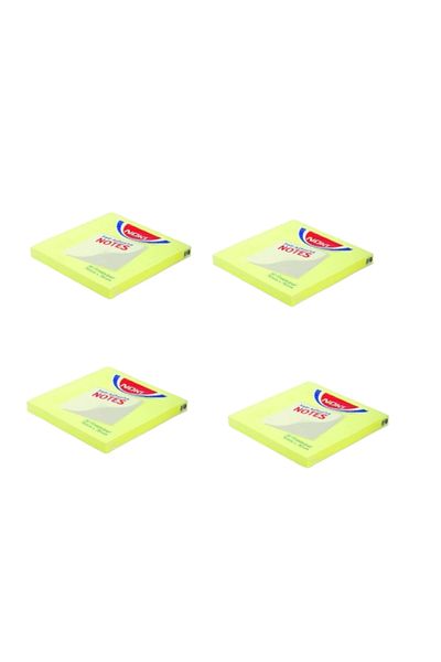 Noki Noki Post-It Lemon Sari Woven Note Holder - 76*76 MM, 4 Pieces