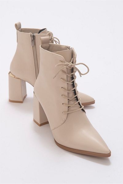 Niloshka Γυναικείο μποτάκι Silvana Beige