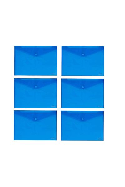 Noki A4 Blue Snap File - Noki (6 Pieces)