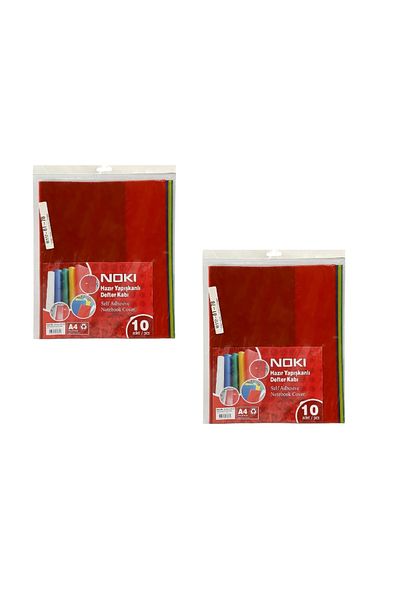 Noki Noki A4 Notebook Box - Pack of 10, Ready and Mixed Adhesive (2 Packs)