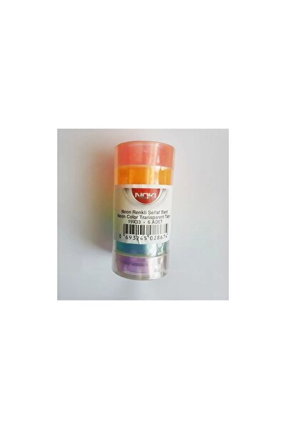 Noki Bandă Cristal (19 MM*33 MT) Rolă colorată de 6