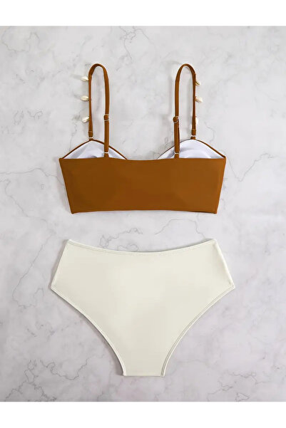 CN Νέο γυναικείο σετ μπικίνι με λεπτομέρεια από κοχύλια θάλασσας