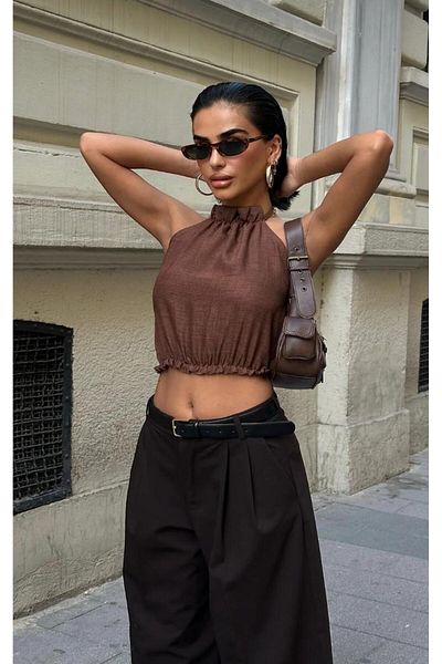 World Fashion Trends Backless Blouse