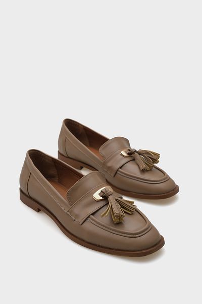 Capone Outfitters Γυναικεία Loafer Παπούτσια με Μεταλλική Πόρπη Φούντα