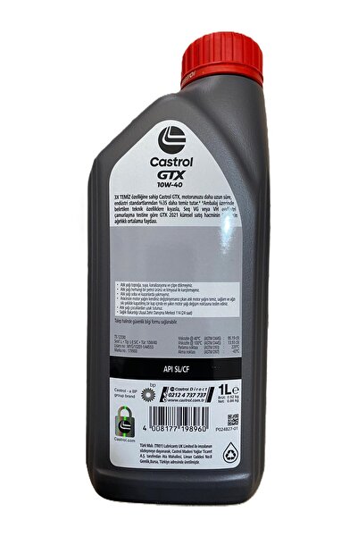 CASTROL Gtx Ultraclean 10w-40 1 Litre