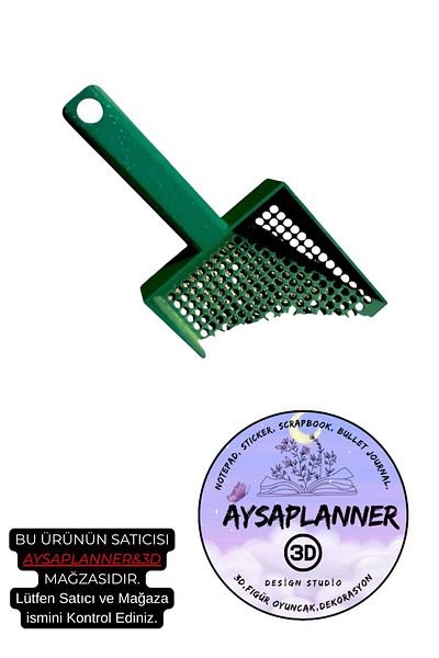 aysaplanner Small Hole Cat Litter Cleaning Shovel Narrow Pitch Pet Toilet Cleaning Sieve Strainer