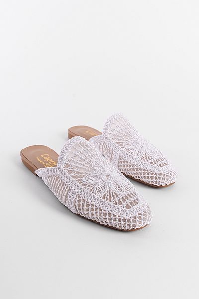 Capone Outfitters Closed Toe Knitted Knitwear Women's Slippers