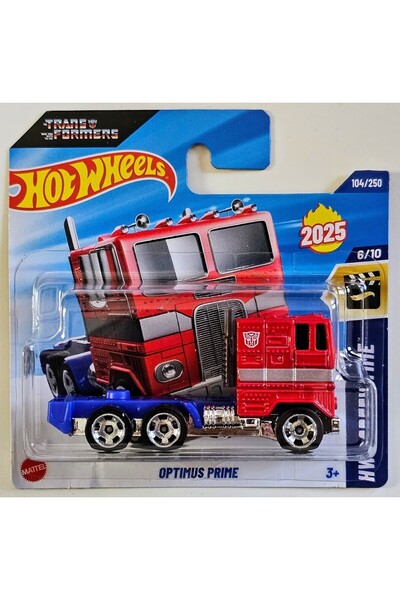 HOT WHEELS Optimus Prime Kamyon – Transformers 2025 Serisi 104/250