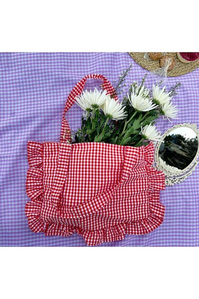 Hobizer 4-Piece Picnic Set – Cover 2 Throw Pillow Sleeve Picnic Bag – Stylish and Portable