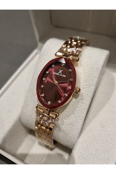 Daniel Klein Rose Steel Bracelet Women's Wristwatch Gift Bracelet