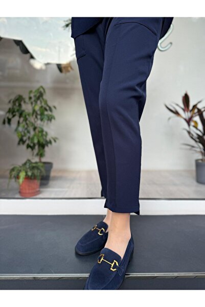 Invee Kadın Havuç Pantolon Lacivert