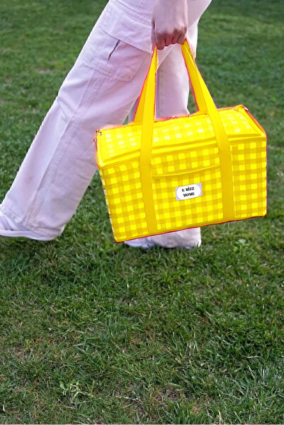 e-Bizz Store Lüks Isı Yalıtımlı Termal & Termo Çanta Büyük Boy Piknik & Plaj ...