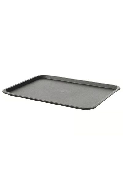 IKEA Tillgång Grey Tray 37x29 Cm – Durable, Scratch-resistant, Easy Grip, Dishwasher-safe Serving Tray