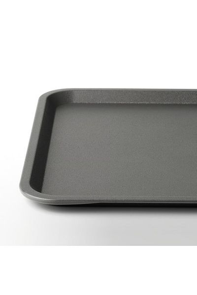 IKEA Tillgång Grey Tray 37x29 Cm – Durable, Scratch-resistant, Easy Grip, Dishwasher-safe Serving Tray