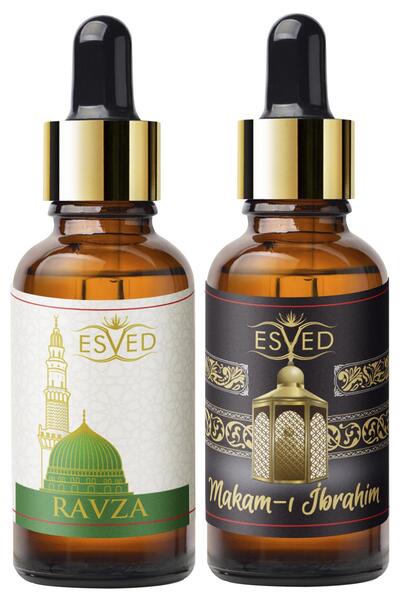 ESVED Medine Ravza Kokusu Ve Makamı İbrahim Kokusu Saf Esansiyel Uçucu Yağ Buhurdanlık Yağı Difüzör Esansı