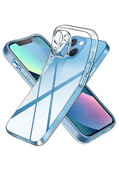 Evax İphone 13 Yumuşak Şeffaf Silikon Kılıf