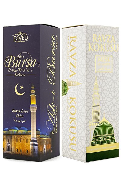 ESVED Medine Ravza Kokusu Ve Bursa Ulu Cami Kokusu Sprey 400 Ml.