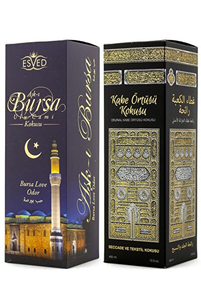 ESVED Kabe Örtüsü Kokusu Ve Bursa Ulu Cami Kokusu Sprey 400 Ml.