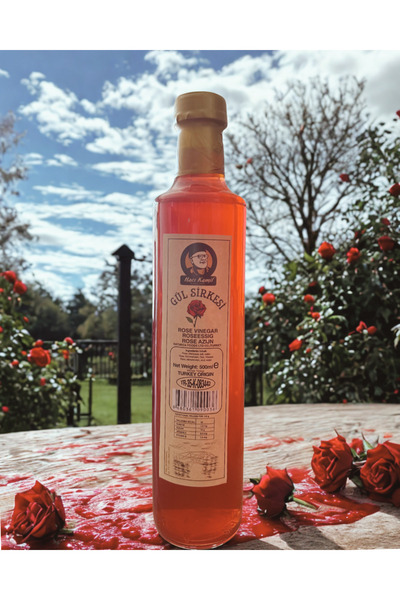 Haci Kamil Gül Sirkesi(DOĞAL FERMENTE) 500 ml Cam Şişe