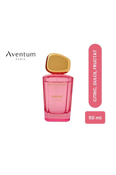 Aventum Paris , Eau de Parfum, Mirage, Women, 50ml | Citrus-sweet | Bergamot, orange, vanilla.