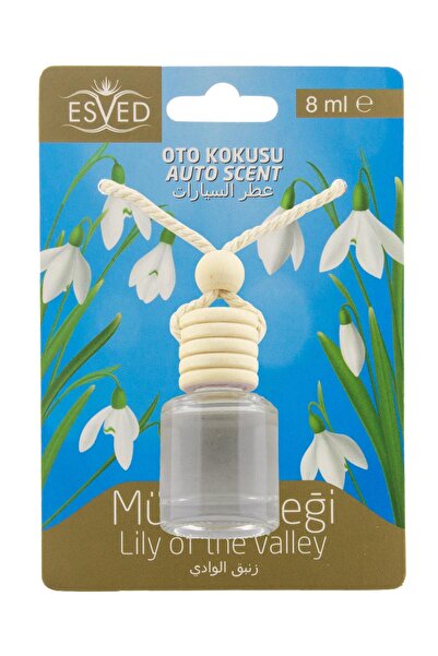 ESVED Müge Çiçeği Kokusu 8 Ml Araba Kokusu Cam Şişe