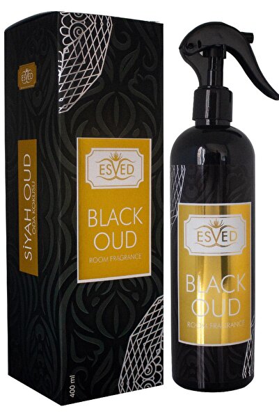 ESVED Siyah Oud & Black Oud Oda Ve Kumaş Spreyi Seccade Spreyi Oda Kokusu Kok...