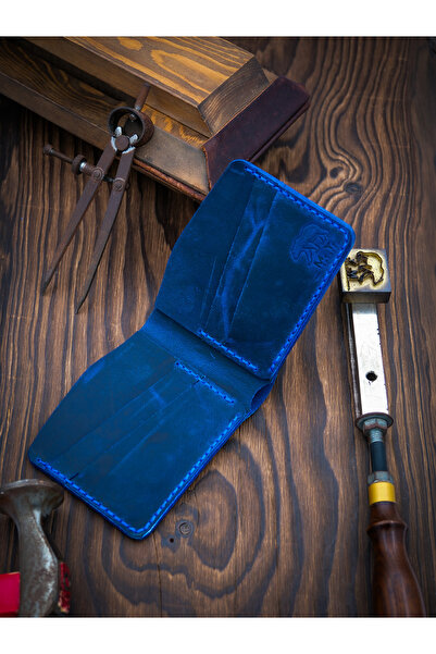 MY Leather Cascade Hakiki Deri El Yapımı Cüzdan