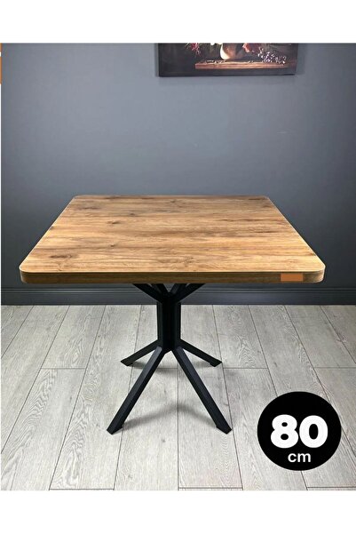 modülare MUTFAK CAFE BALKON BAHÇE RESTORAN YEMEK MASASI METAL AYAK 80CM